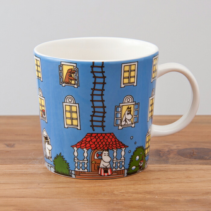 【取扱終了1207】【2015年限定】アラビア　ムーミン　マグ　ムーミンハウス　70周年記念マグカップ　/　ARABIA　Moomin　Moominhouse　※