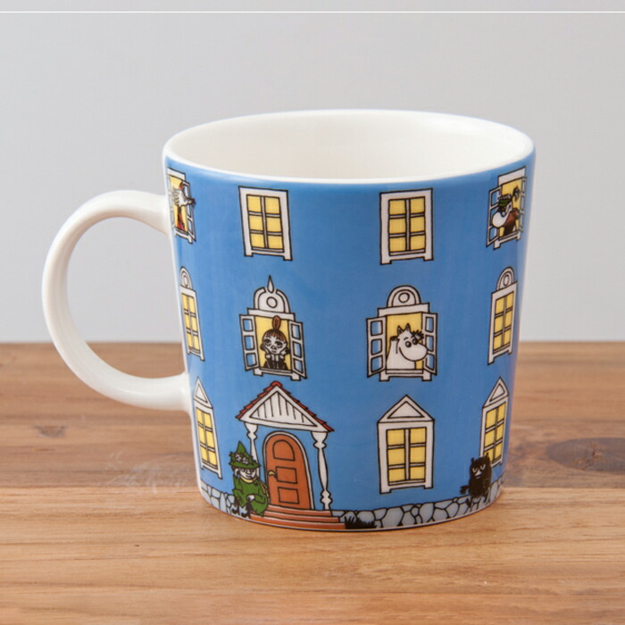 【取扱終了1207】【2015年限定】アラビア　ムーミン　マグ　ムーミンハウス　70周年記念マグカップ　/　ARABIA　Moomin　Moominhouse　※