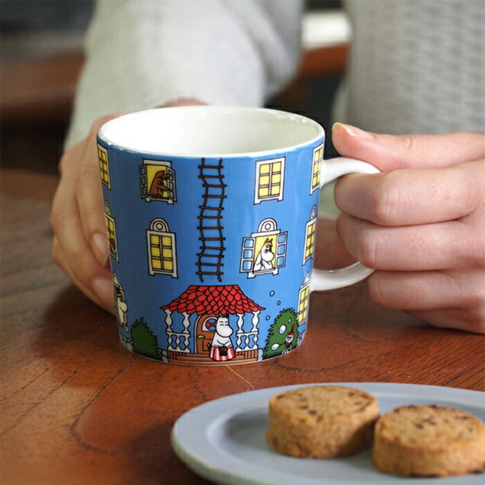 【取扱終了1207】【2015年限定】アラビア　ムーミン　マグ　ムーミンハウス　70周年記念マグカップ　/　ARABIA　Moomin　Moominhouse　※
