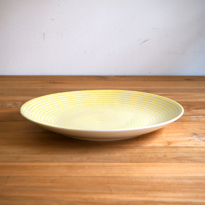 アラビア　24h　アベック　プレート　26cm　イエロー　/　ARABIA　24h　Avec　※