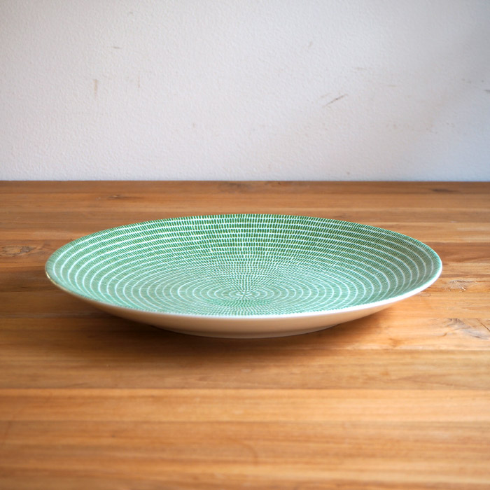 アラビア　24h　アベック　プレート　26cm　グラスグリーン　/　ARABIA　24h　Avec　※