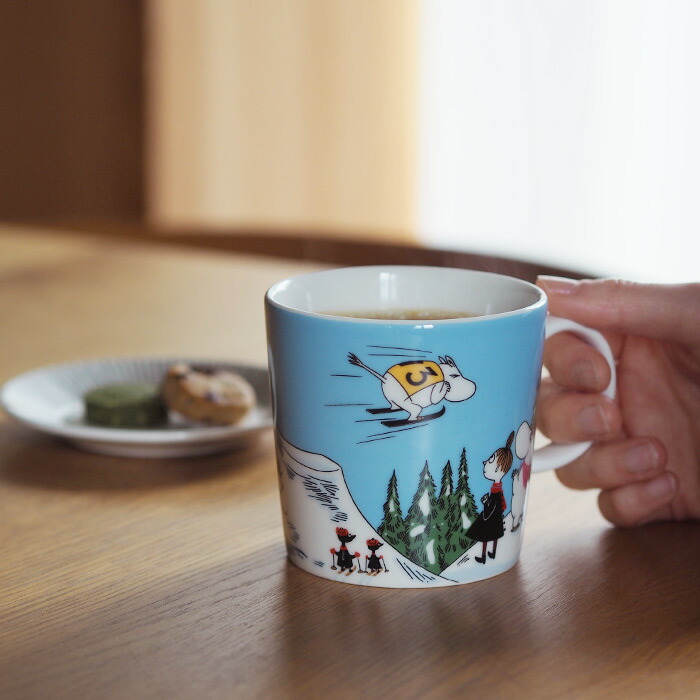 【2024年限定】アラビア　ムーミン　マグ　スキー　ジャンピング　/　ARABIA　Moomin　Ski　Jumping　※