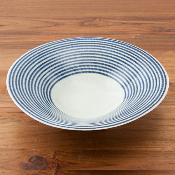 BARBAR　藍駒　三つ足大鉢