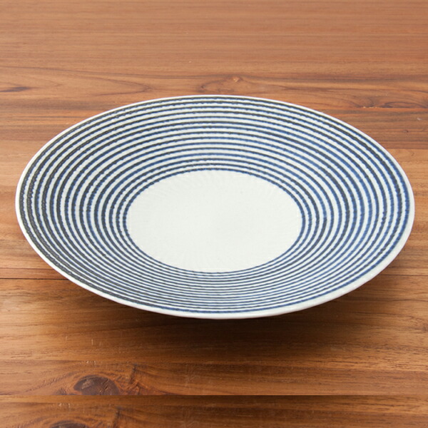 BARBAR　藍駒　大皿