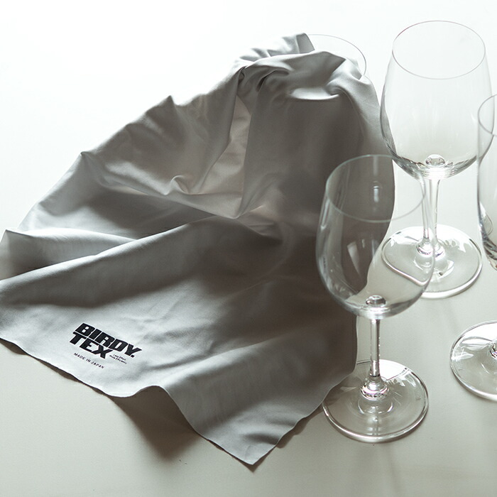 バーディ　グラスタオル　Mサイズ　クールグレー　/　BIRDY.TEX