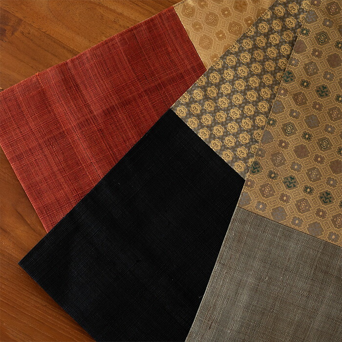 バンイノウエ　華わび裂ラナー　テーブルランナー 　けし炭　/　BAN INOUE