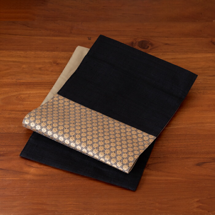 バンイノウエ　華わび裂ラナー　テーブルランナー 　黒　/　BAN INOUE