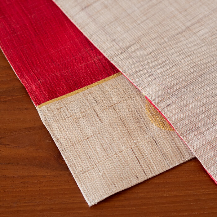 バンイノウエ　日の出ラナー　テーブルランナー 　赤　/　BAN INOUE