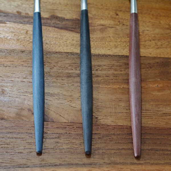 【正規品】クチポール　ゴア・ブルー　シルバー　デザートフォーク　/　Cutipol　GOA-Blue