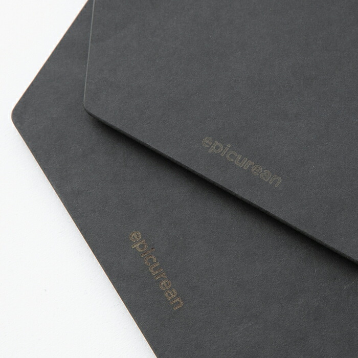 エピキュリアン　六角カッティングボード　S　ブラック　/　epicurean