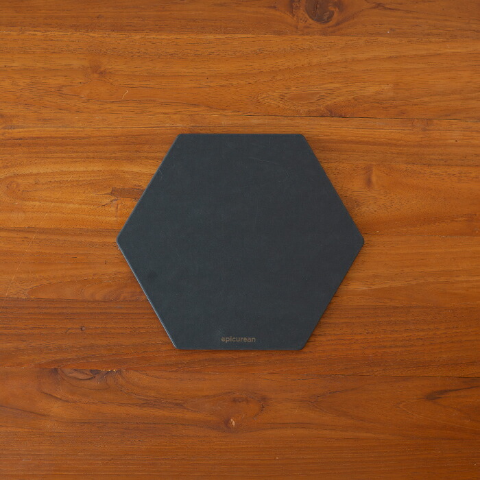 エピキュリアン　六角カッティングボード　S　ブラック　/　epicurean
