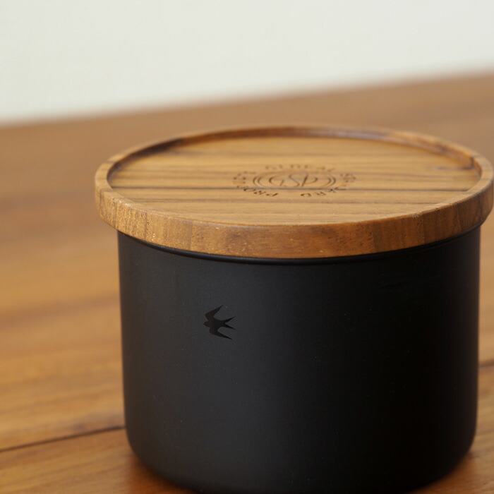 ツバメ　キャニスター　スタッキング　ブラック　/　GLOCAL STANDARD PRODUCTS