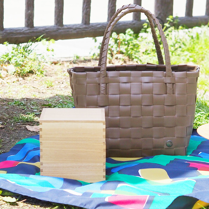 ハンデッドバイ　トートバッグ　PARIS　ヘーゼルブラウン　/　Handed By