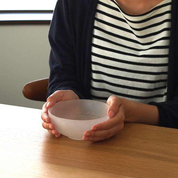 廣田硝子　吹雪　小鉢