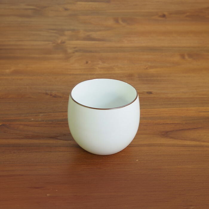 【取扱終了0430】白山陶器　ベーシック　煎茶　白マット　※