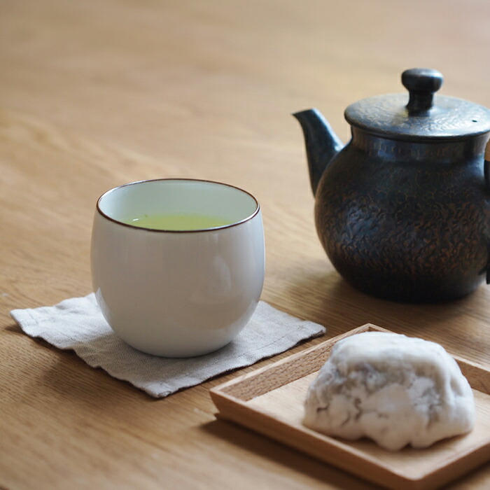 【取扱終了0430】白山陶器　ベーシック　煎茶　白マット　※