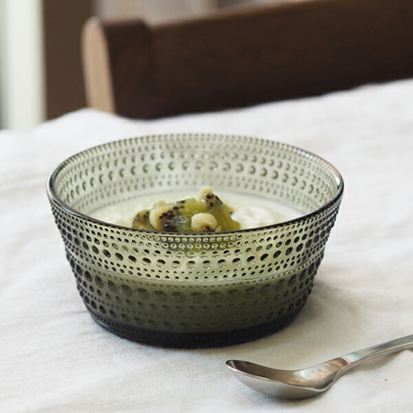 イッタラ カステヘルミ ボウル 230ml モスグリーン / iittala Kastehelmi ※