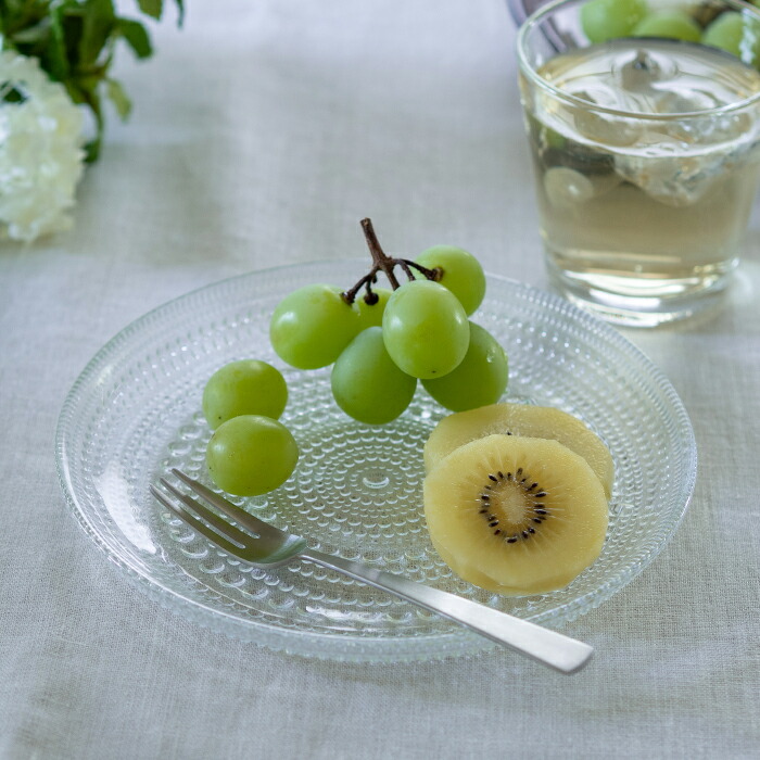 イッタラ　カステヘルミ　プレート　17cm　クリア　/　iittala　Kastehelmi【25WS】【ia】