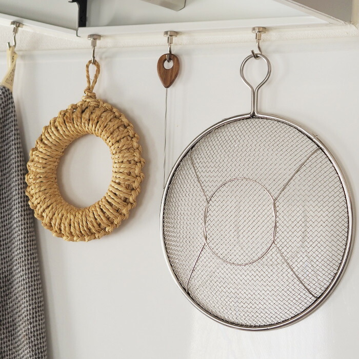 ＼ヒルナンデス！でご紹介／kanリング付盆ザル　27cm