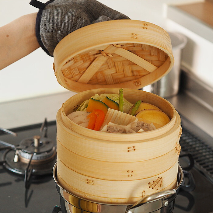 ■【2026年福袋10】“竹せいろ”でふたりごはん オシャレな器と7点セット【ラッピング不可】【12月中旬～年内配送予定】