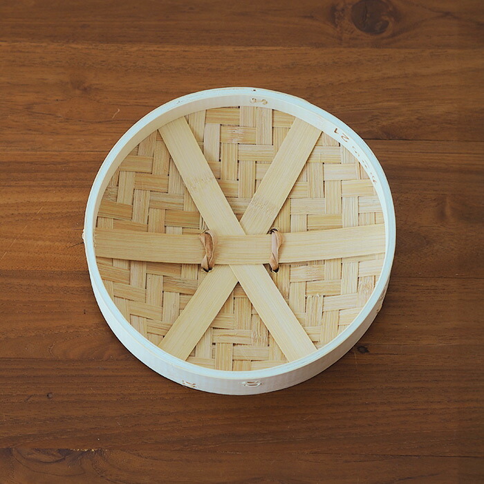 かごや　竹　中華せいろ　21cm　蓋