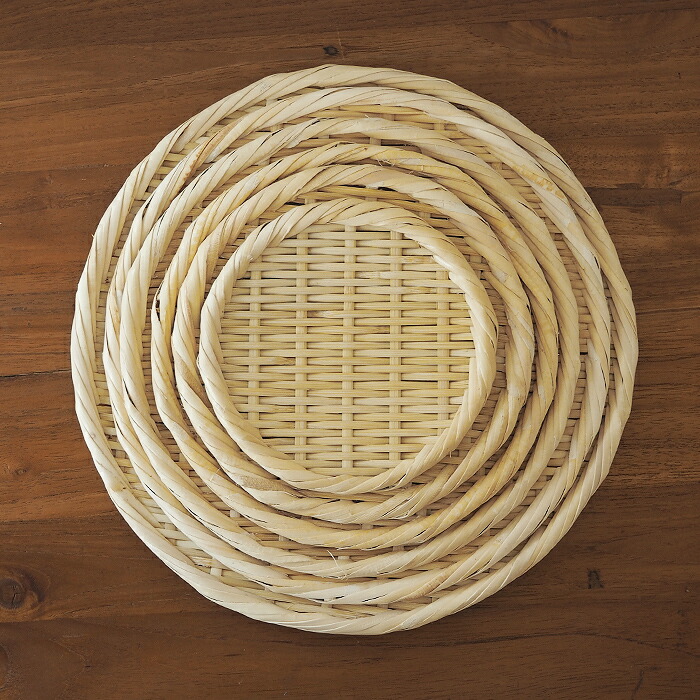かごや　特選　丸盆ざる　15cm