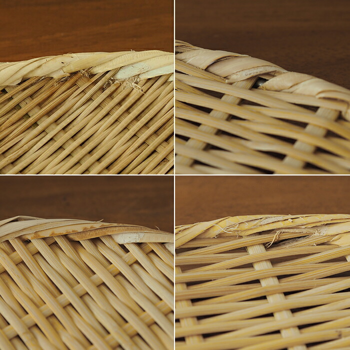 かごや　特選　角盆ざる　15×21cm