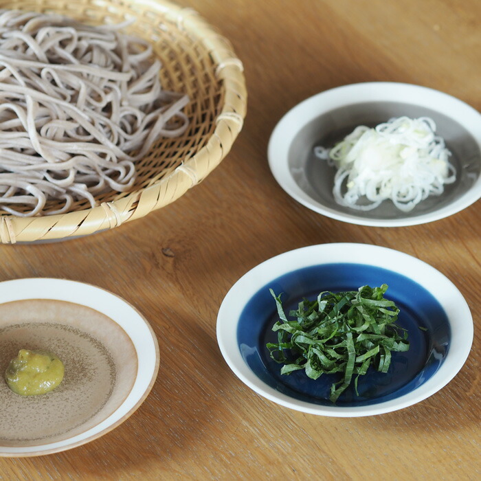 yumiko iihoshi porcelain × 木村硝子店 dishes 110 plate ink blue / ディシィーズ インクブルー