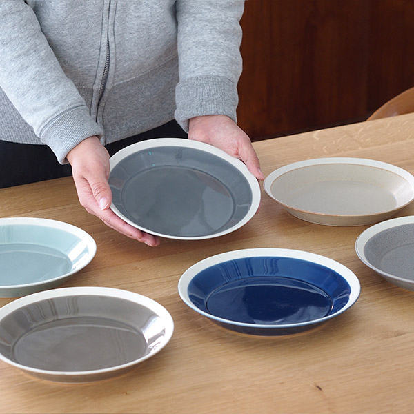yumiko　iihoshi　porcelain　×　木村硝子店　dishes　180　plate　sand beige matte　/　ディシィーズ　サンドベージュ　マット