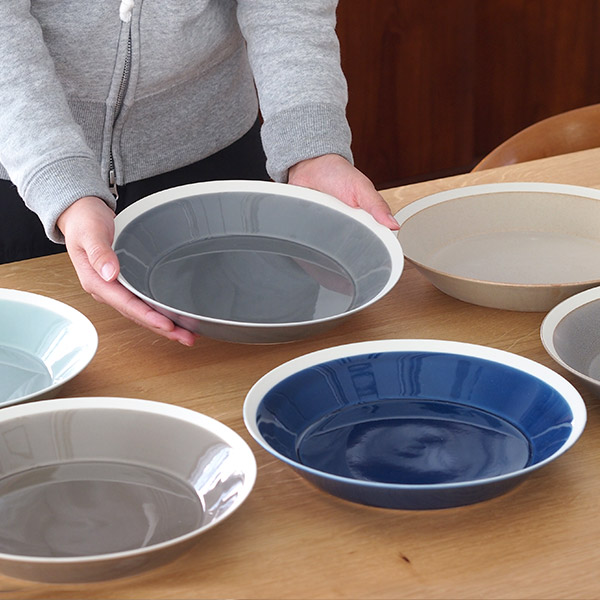 yumiko　iihoshi　porcelain　×　木村硝子店　dishes　230　plate　sand beige matte　/　ディシィーズ　サンドベージュ　マット