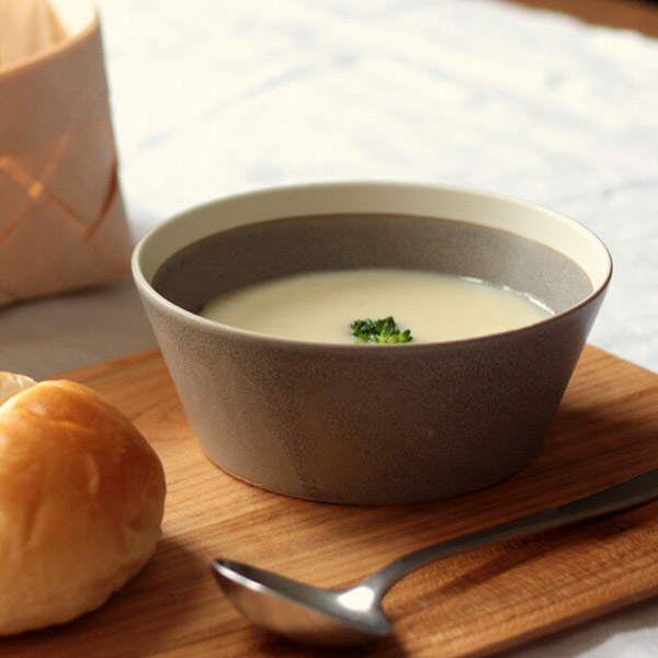 yumiko iihoshi porcelain × 木村硝子店 dishes bowl S moss gray matte / ディシィーズ モスグレー マット
