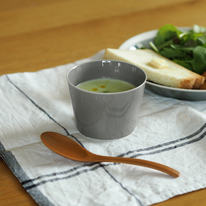 yumiko iihoshi porcelain × 木村硝子店 dishes cup M fog gray / ディシィーズ フォググレー