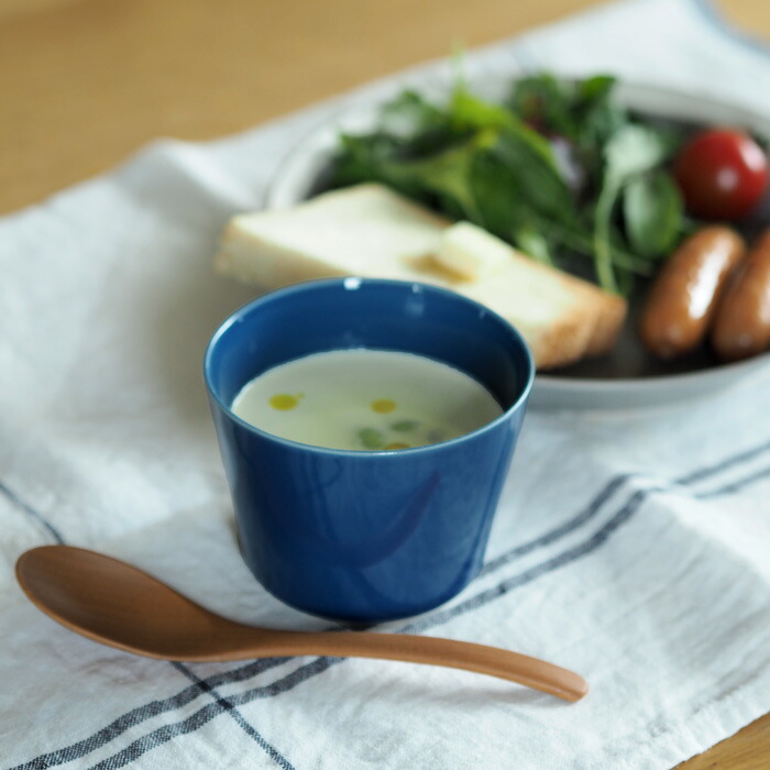 yumiko iihoshi porcelain × 木村硝子店 dishes cup M ink blue / ディシィーズ インクブルー
