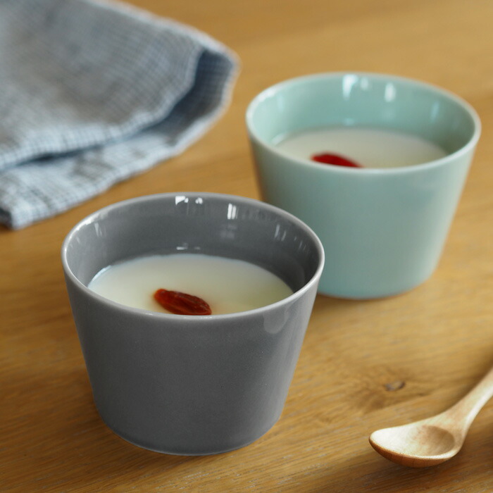 yumiko iihoshi porcelain × 木村硝子店 dishes cup S fog gray / ディシィーズ フォググレー