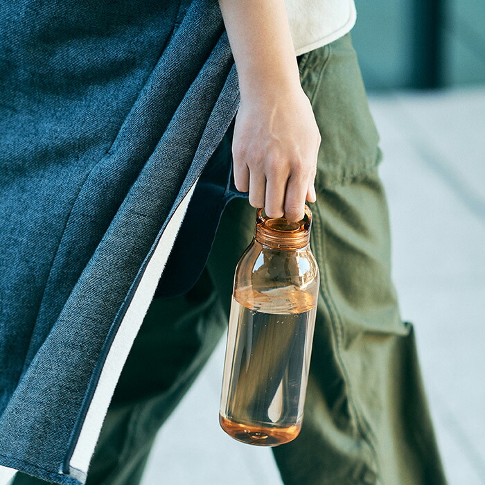 キントー ウォーターボトル 500ml アンバー / KINTO