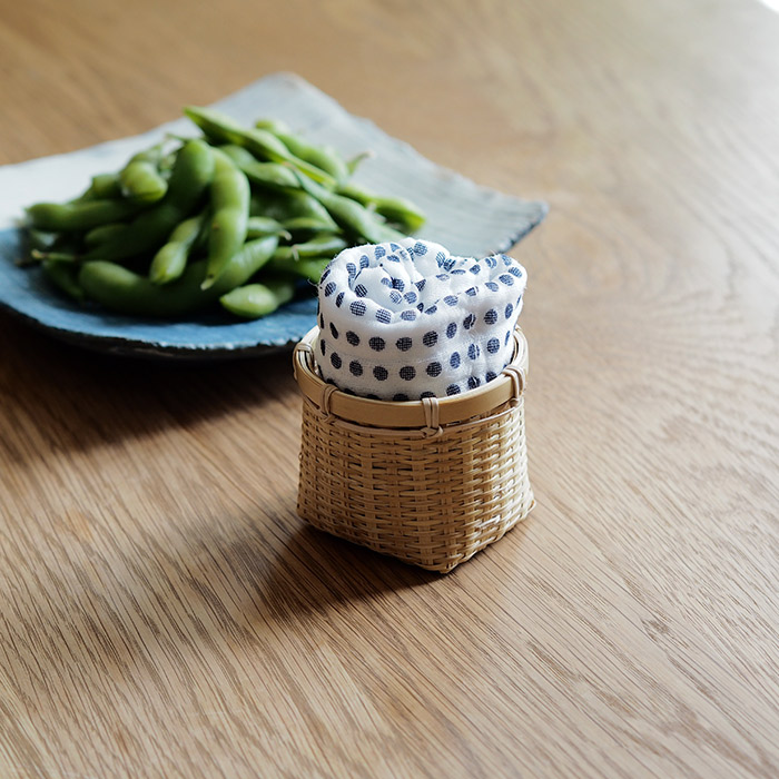 公長齋小菅　おしぼり籠