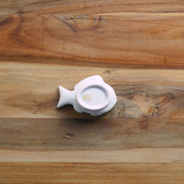 幸楽窯　錦　金叩　鯛形　箸置　□【25WS】