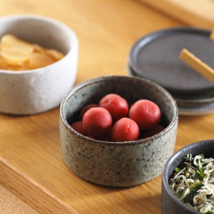 飯高幸作 蓋物 グリーングレー