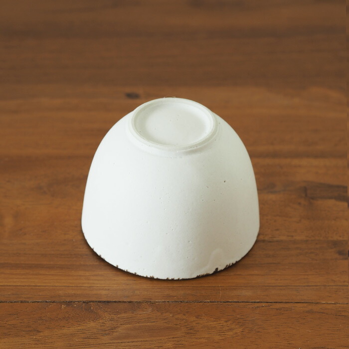 飯高幸作　湯のみ　白フチ茶 　/　 kousha ceramic works