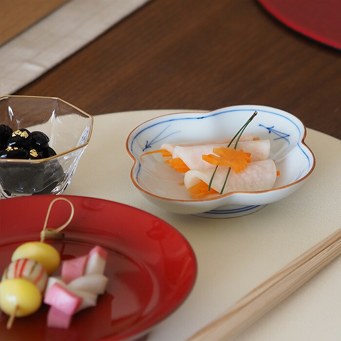 ■【2026年福袋2】新春のめでたさ、ひとそろい 小判盆で整う6点セット【白】【ラッピング不可】【12月中旬～年内配送予定】