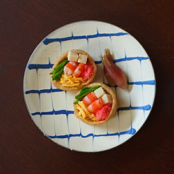 ココチ舎　スリップ　丸皿　6寸