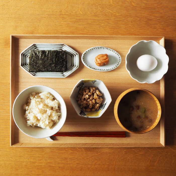 松屋漆器店 白木 1尺3寸長角盆