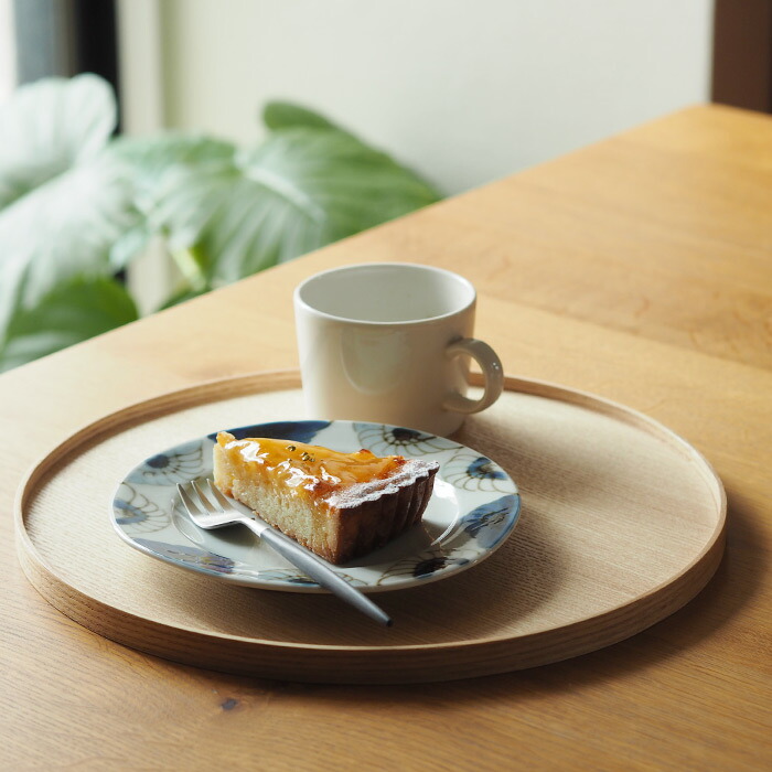 松屋漆器店　白木　丸盆30cm【25WS】【ms】