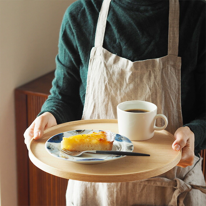 松屋漆器店　白木　丸盆30cm【25WS】【ms】