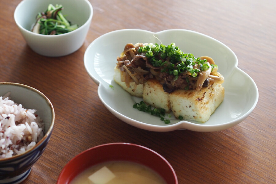 瑞々　木瓜長鉢7寸　青白