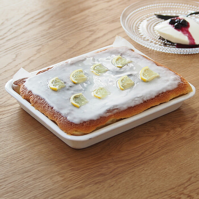 野田琺瑯　バット　全白　キャビネ