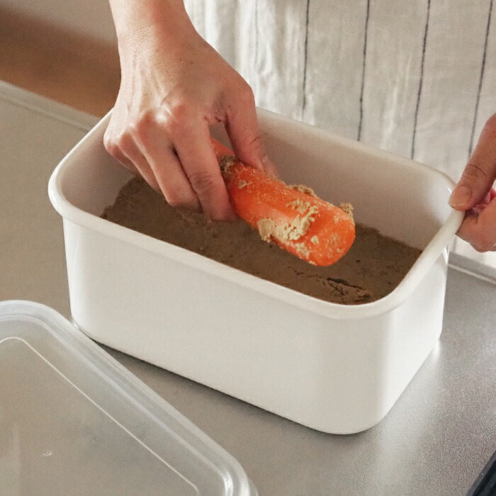 野田琺瑯　ホワイトシリーズ　レクタングル深型　LL