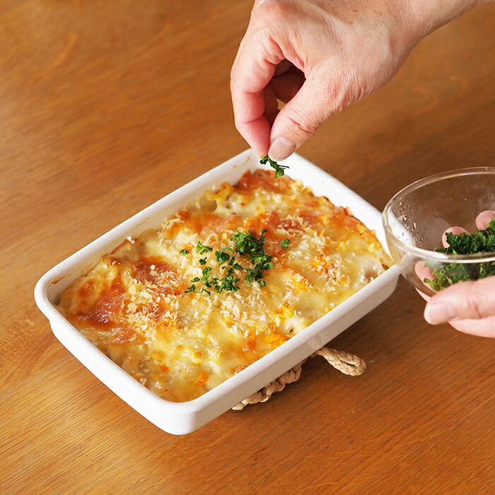 野田琺瑯　ホワイトシリーズ　レクタングル浅型　S