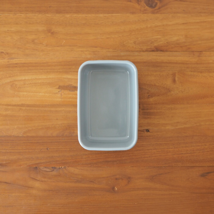 野田琺瑯　+Gray　レクタングル深型　M