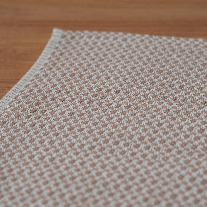 【プロキッチン別注】フコカ　キッチンクロス　モカムース　大判サイズ　46×70cm　/　Fucoca.